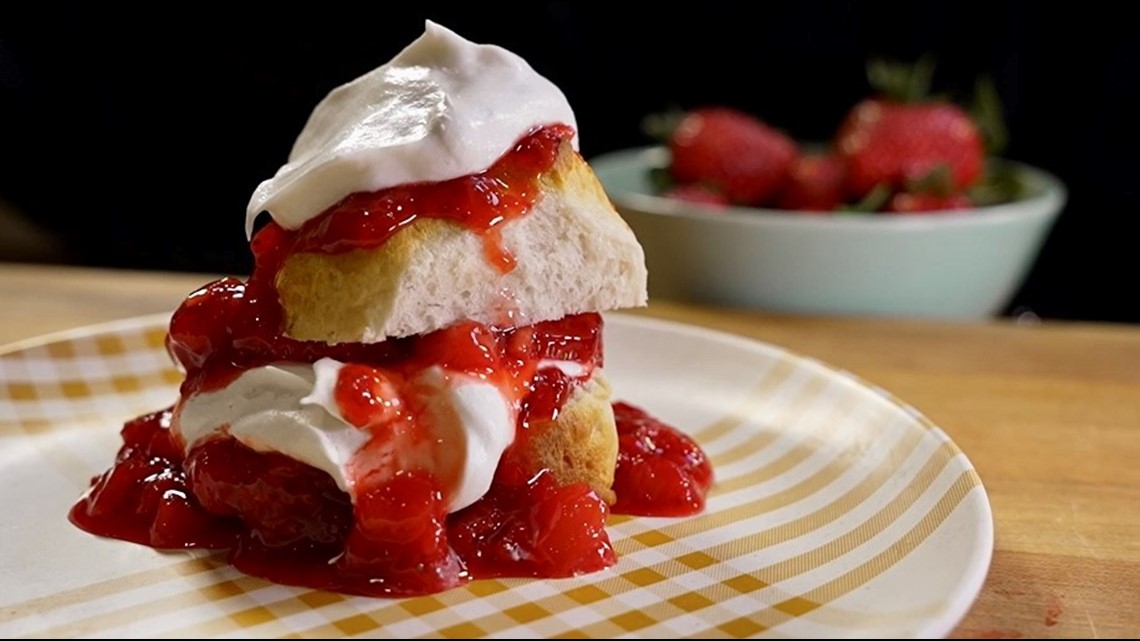 Receta de tarta de fresas de Makini Howell
