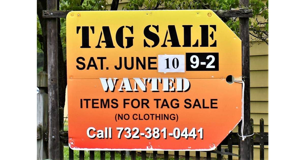 Rahway's Merchants & Drovers Holding Tag Sale el 10 de junio, 9-2