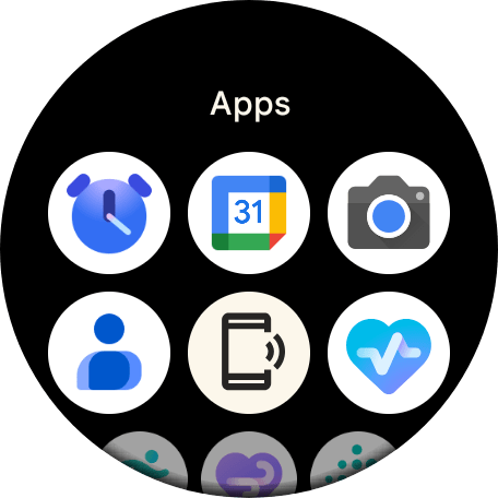 Icono de ropa de reloj de Google