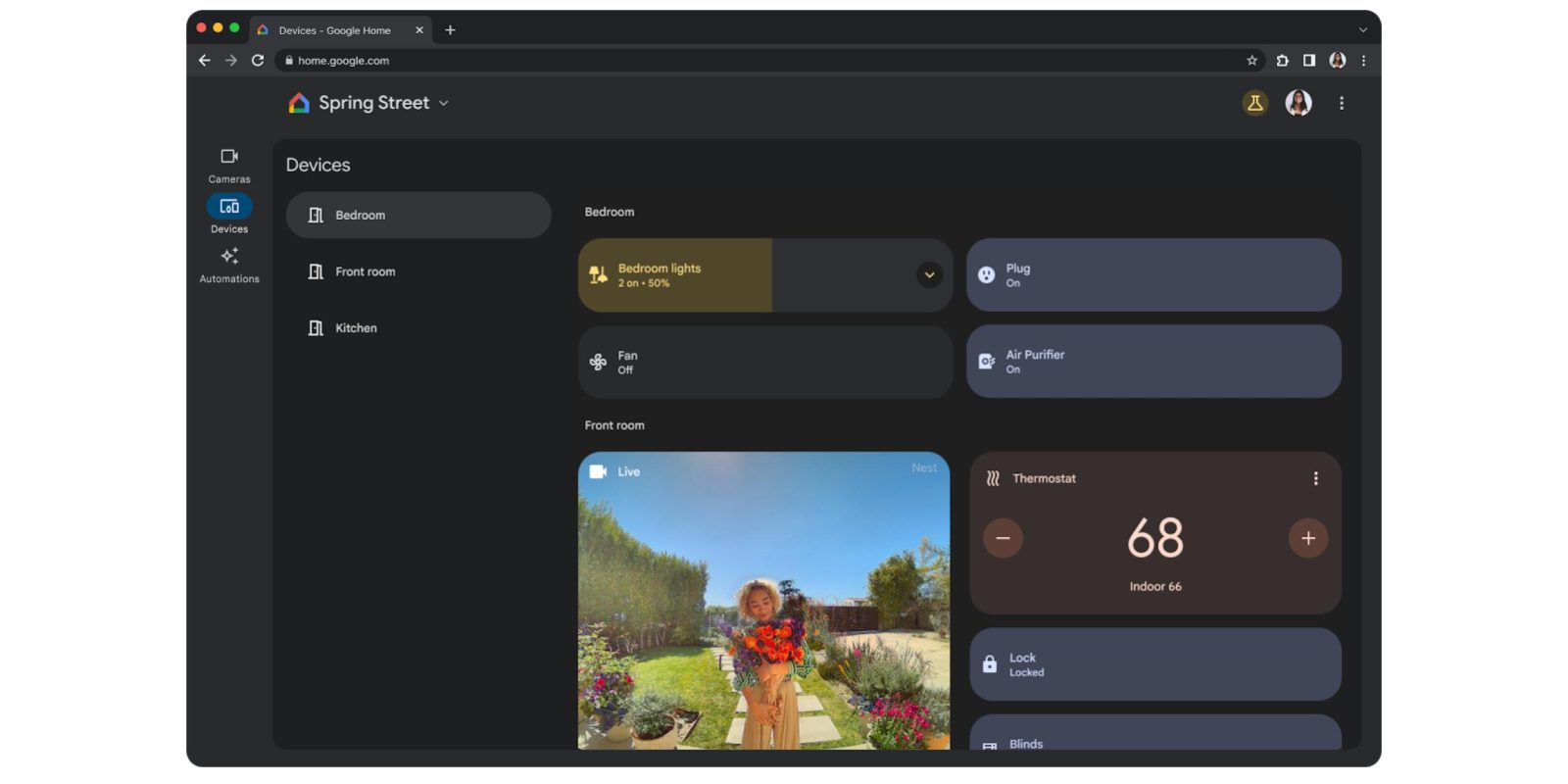 Después del despliegue durante las últimas semanas, los controles de dispositivos ahora se han implementado enormemente en la aplicación web de Google Home.