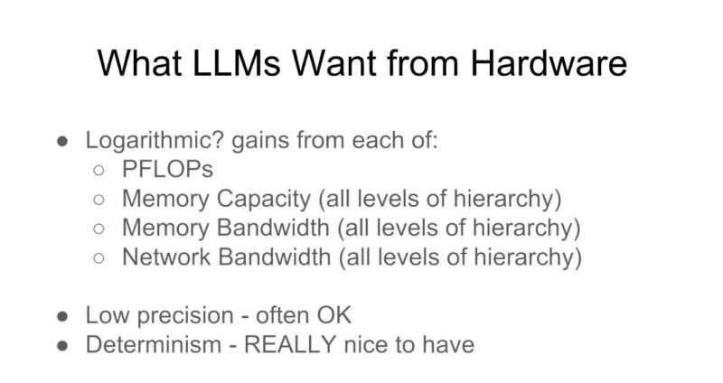 Google Hot Chips 2025 Hardware 2 a LLM lo que quiere