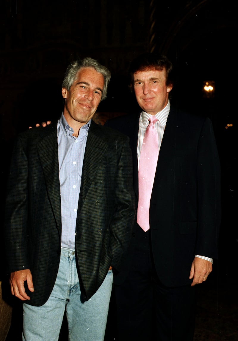 Trump y Epstein
