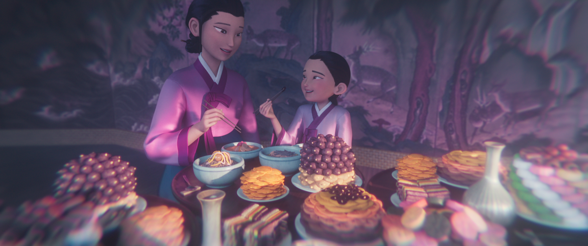 Comida repartida en 'Kpop Demon Hunters'