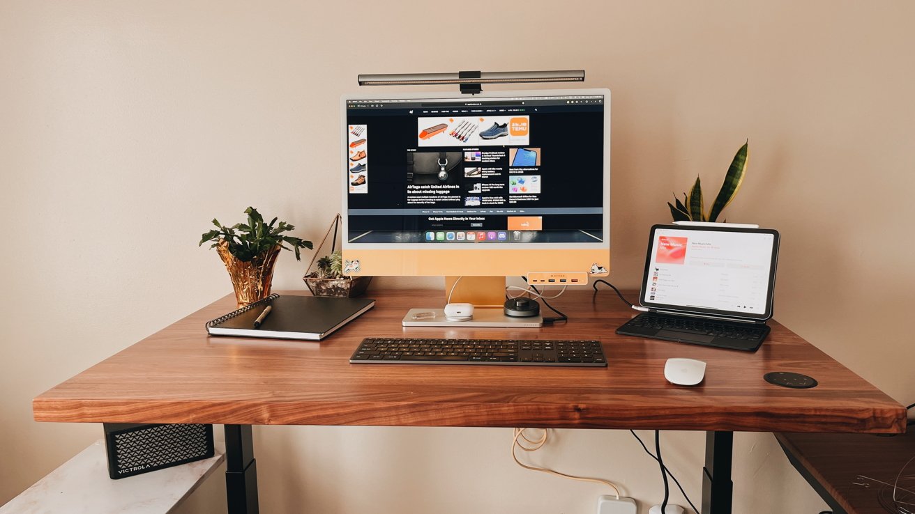 Un iMac M1 amarillo