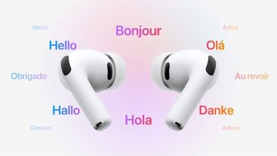 Traducción en vivo de AirPods