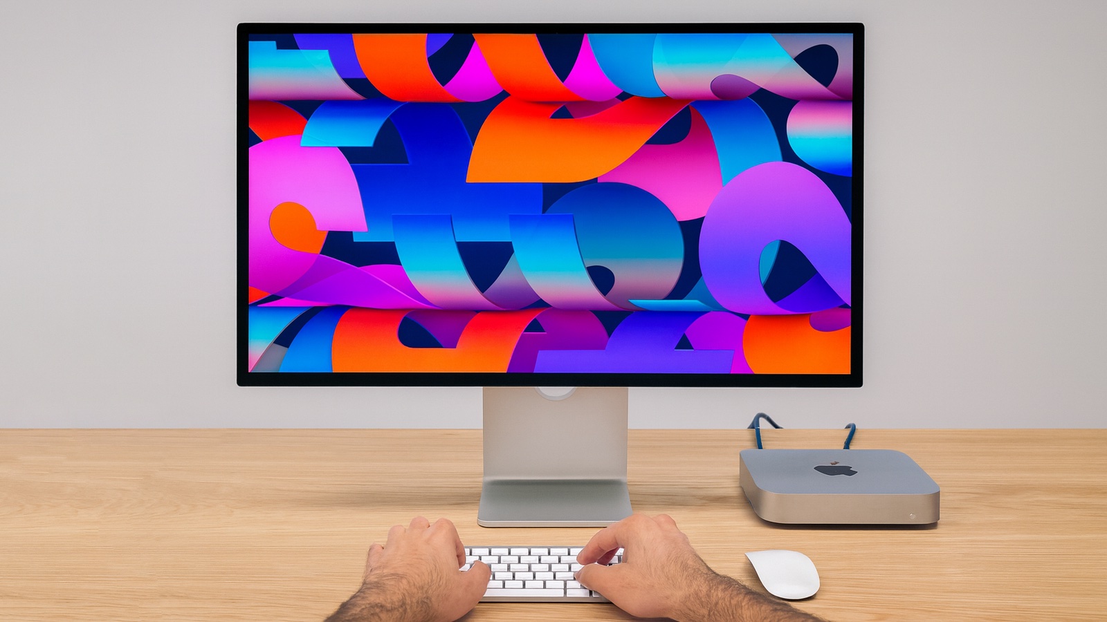 Usando la pantalla Apple Studio