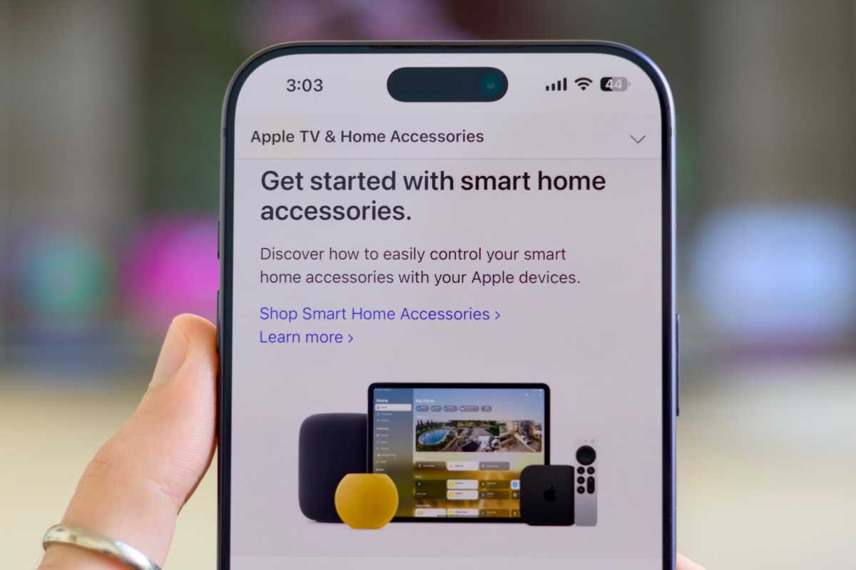 Los dispositivos domésticos inteligentes de Apple