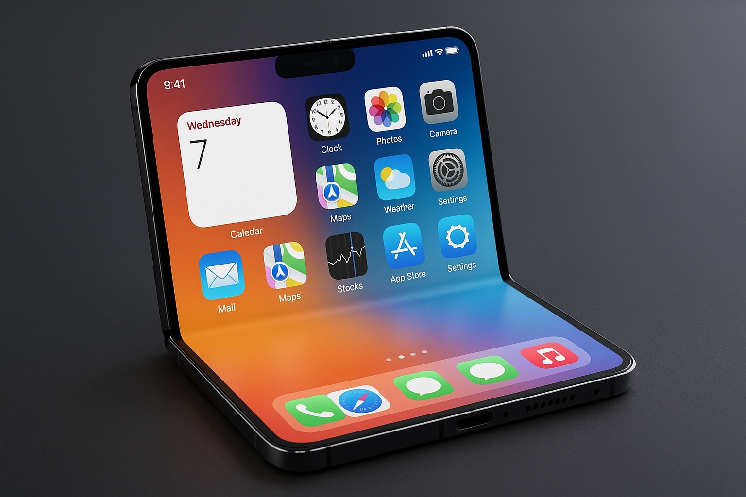 Nuevos rumores detallan el tamaño de la pantalla del iPhone plegable y posibles retrasos