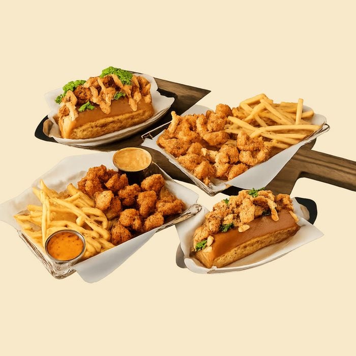Restaurante Pescado Especial Smashburger Cesta De Camarones