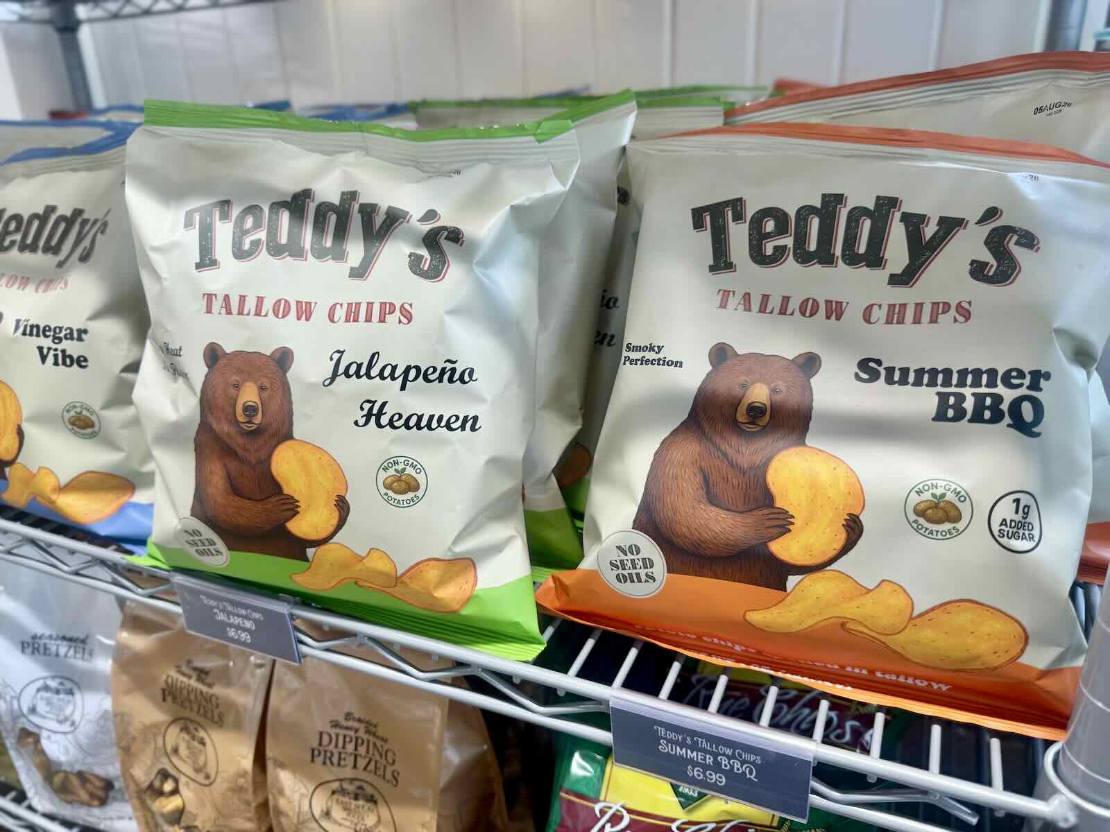 Chips de sebo de Teddy