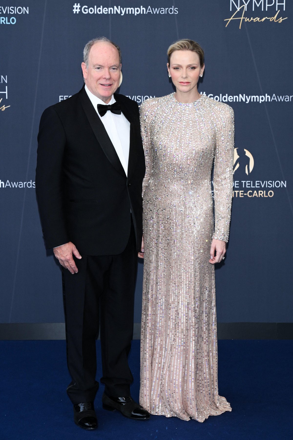 El Príncipe y la Princesa de Mónaco asisten a la ceremonia de clausura del 65º Festival de Televisión de Montecarlo el 16 de junio de 2026 (IPA/Alamy)